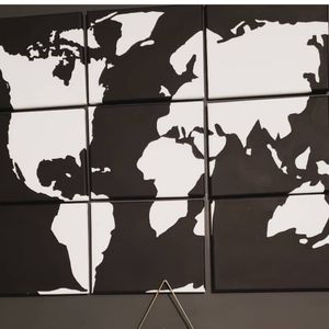 9 piece world painting